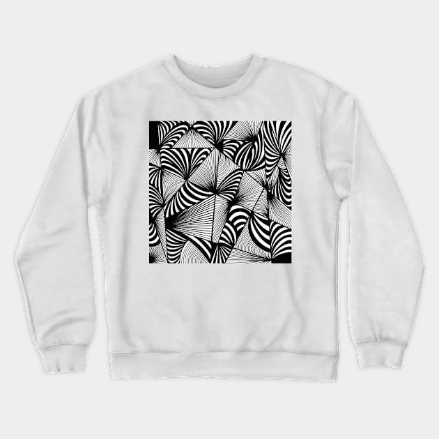 Hypnotic Stripes Crewneck Sweatshirt by MJDiesl